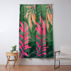 Abstract Art Tropical Garden 5 Window Curtain Gallery Image 5