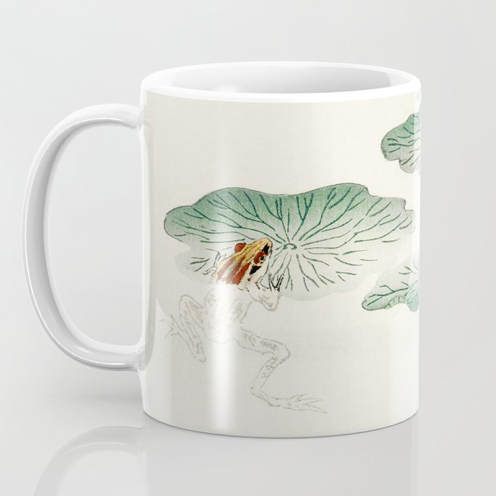 Frog in the swamp  - Vintage Japanese Woodblock Print Art Coffee Mug Gallery Image 3