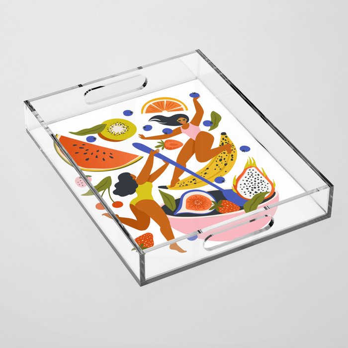 Fruit salad party Acrylic Tray Gallery Image 1