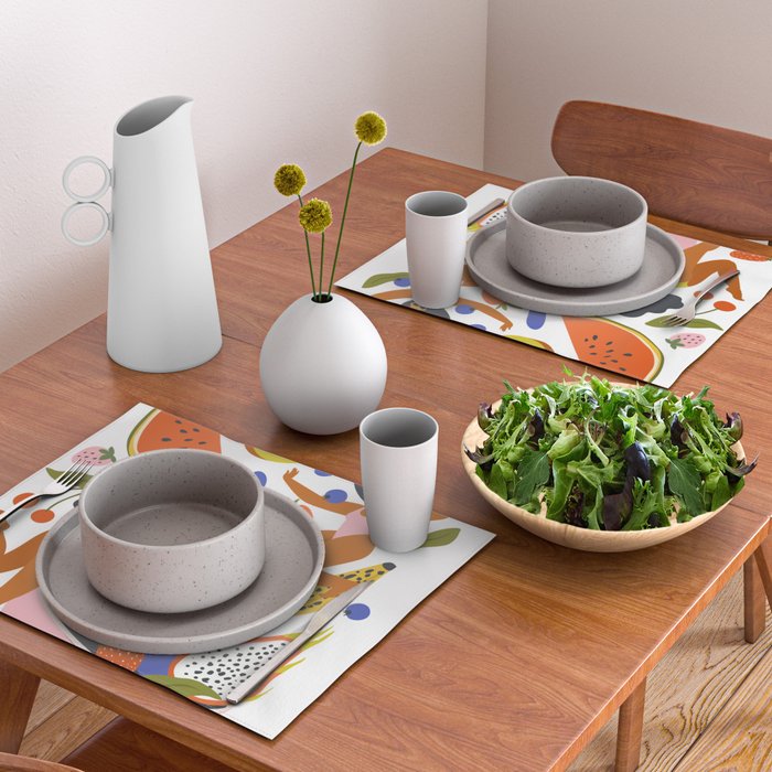 Fruit salad party Placemat Gallery Image 2