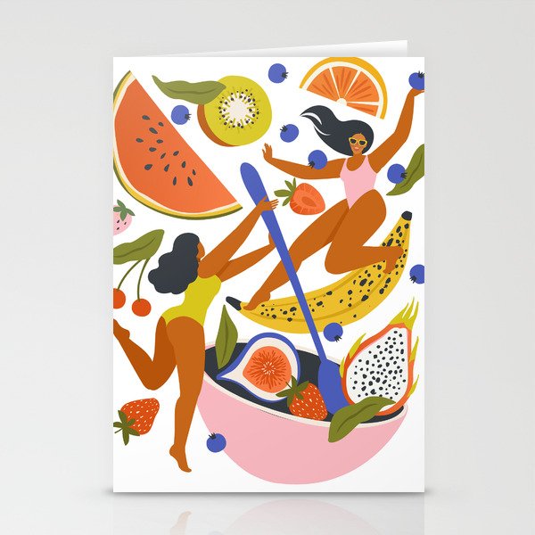 Fruit salad party Stationery Card Gallery Image 2