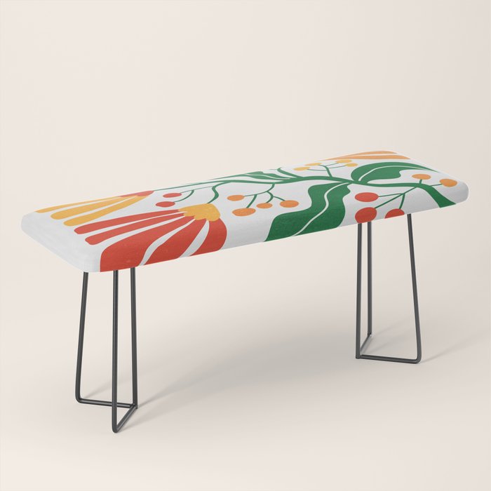 Cinnabar & Supernova: Les Fleurs | Flower Market 03 Bench Gallery Image 1