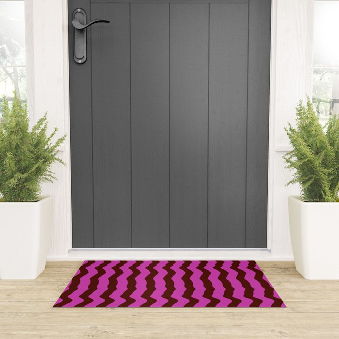 Vibra - Pink Welcome Mat Gallery Image 3