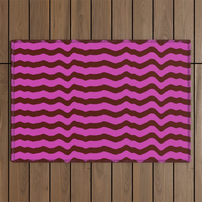Vibra - Pink Outdoor Rug Gallery Image 1