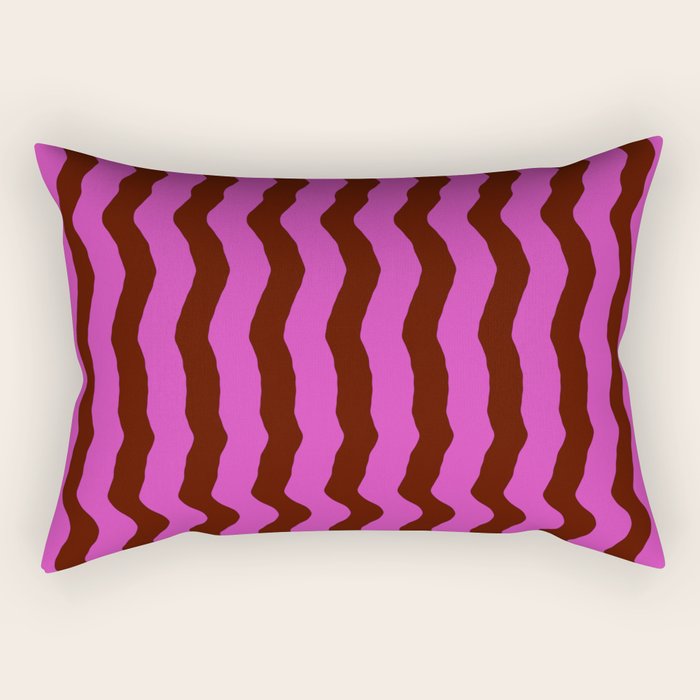 Vibra - Pink Rectangular Pillow Gallery Image 2