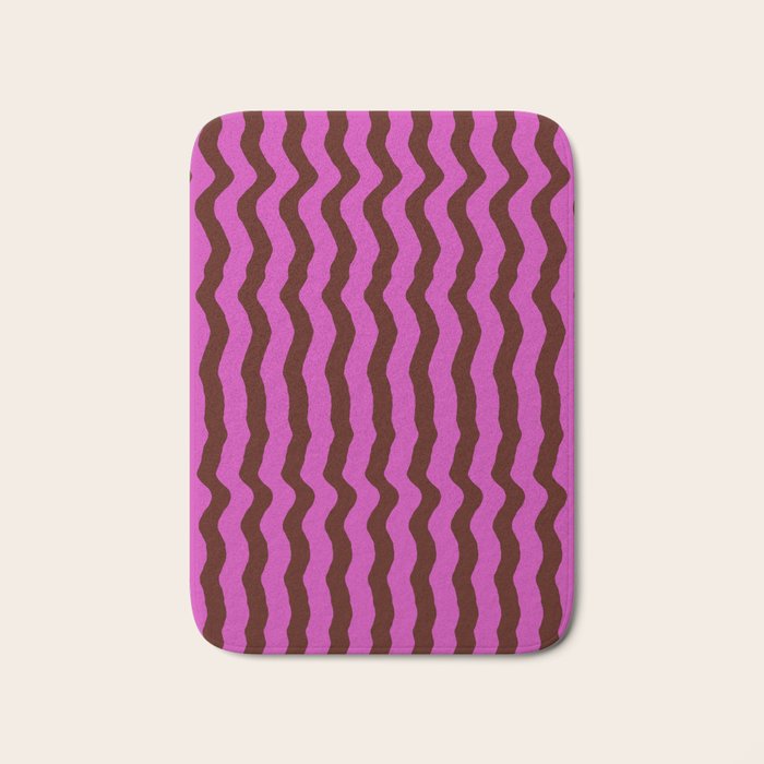 Vibra - Pink Bath Mat Gallery Image 1