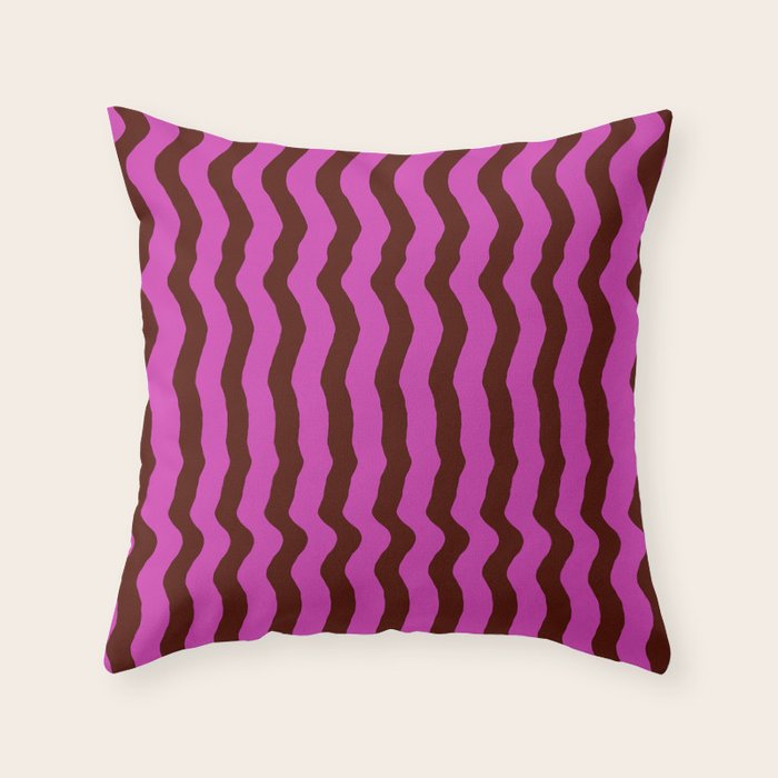 Vibra - Pink Throw Pillow Gallery Image 6