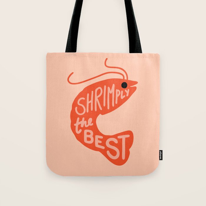 Shrimply the Best Tote Bag Gallery Image 1