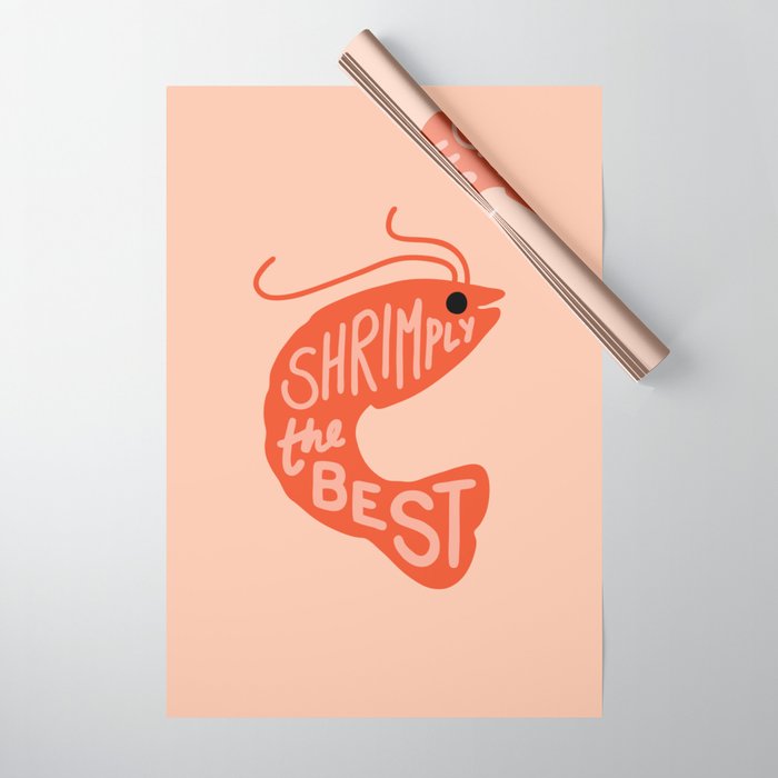 Shrimply the Best Wrapping Paper Gallery Image 1