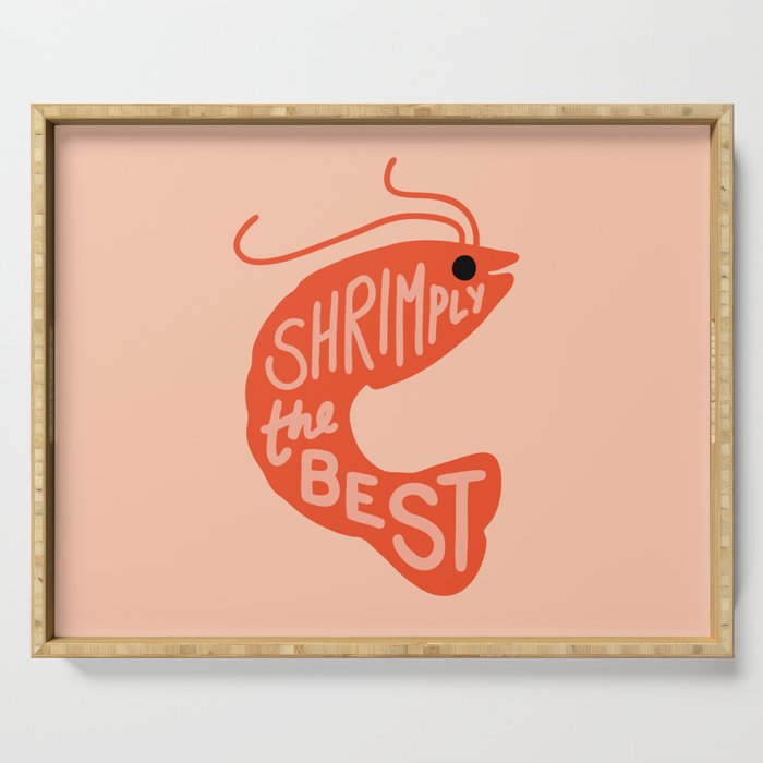 Shrimply the Best Serving Tray Gallery Image 1