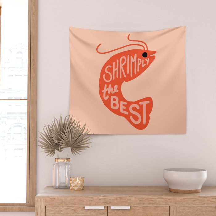 Shrimply the Best Wall Tapestry Gallery Image 2