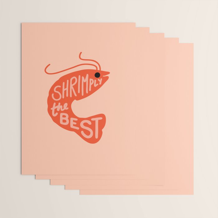 Shrimply the Best Wrapping Paper Gallery Image 3