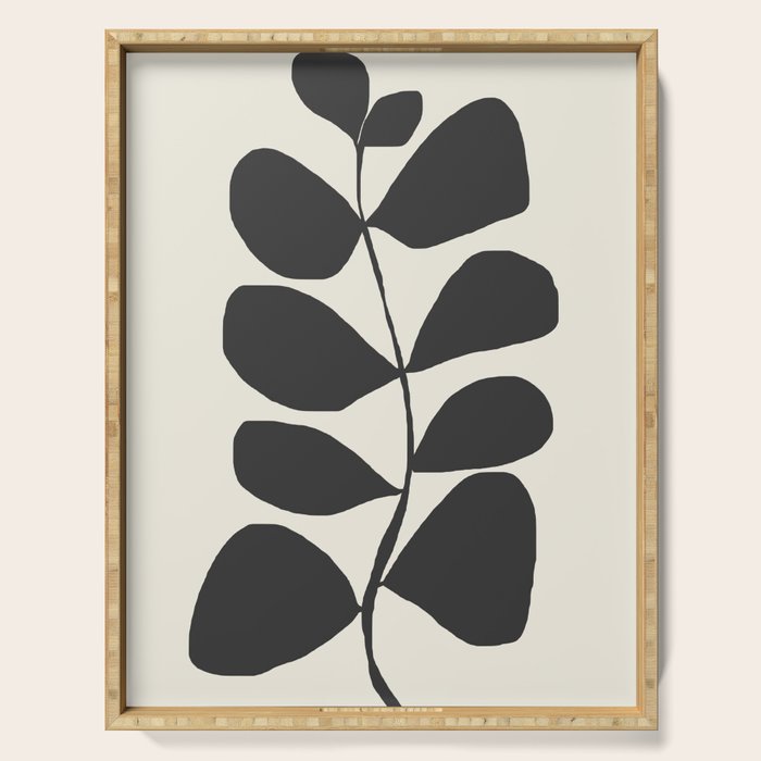 Abstract Minimal -Plant 3 Serving Tray Gallery Image 1