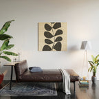Abstract Minimal -Plant 3 Wood Wall Art Gallery Image 2