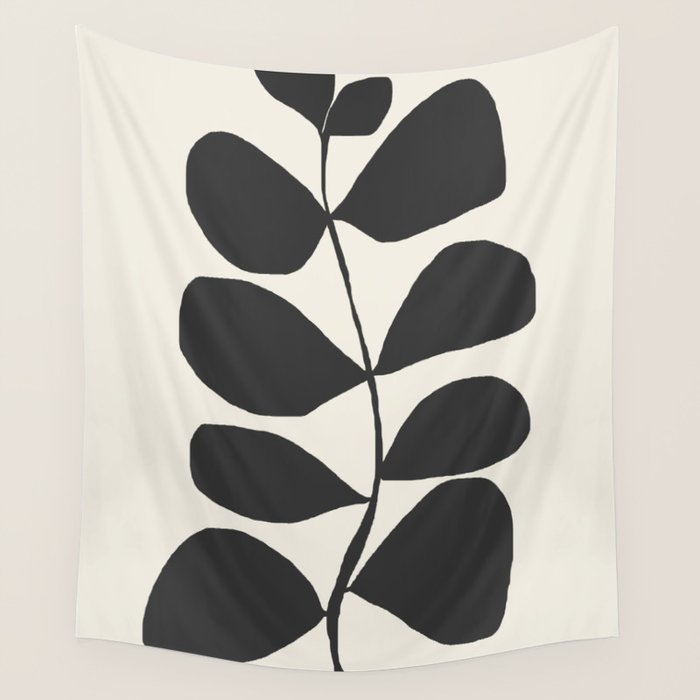 Abstract Minimal -Plant 3 Wall Tapestry Gallery Image 1