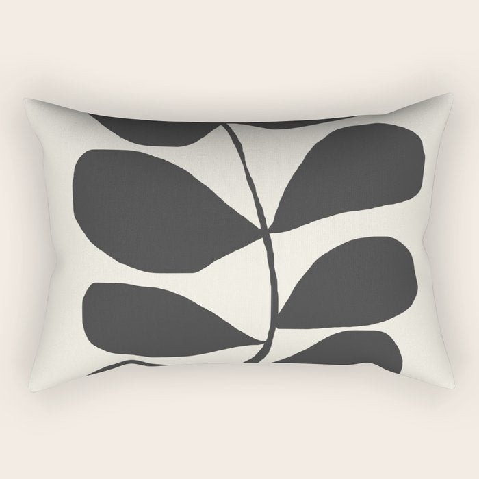 Abstract Minimal -Plant 3 Rectangular Pillow Gallery Image 2