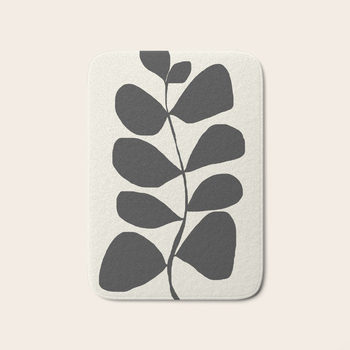 Abstract Minimal -Plant 3 Bath Mat Gallery Image 1