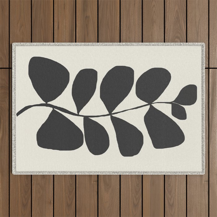 Abstract Minimal -Plant 3 Outdoor Rug Gallery Image 1