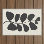 Abstract Minimal -Plant 3 Outdoor Rug Gallery Image 1