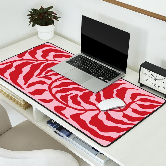 Wild Ferns: Wine Edition Desk Mat Gallery Image 2