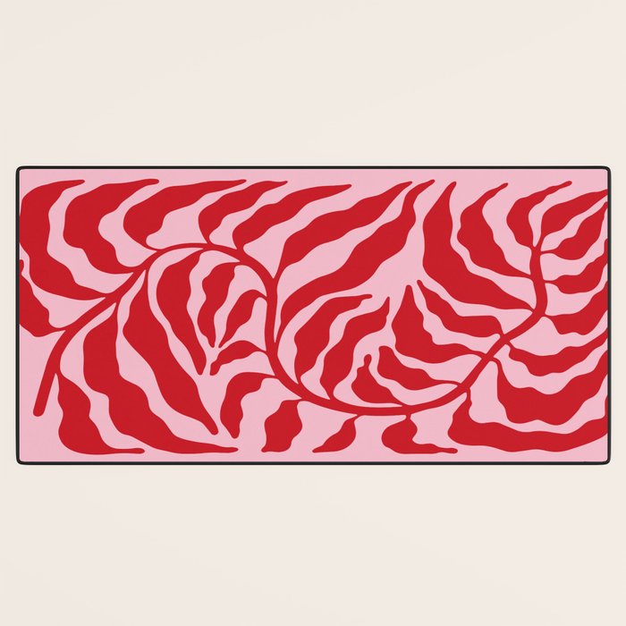 Wild Ferns: Wine Edition Desk Mat Gallery Image 3