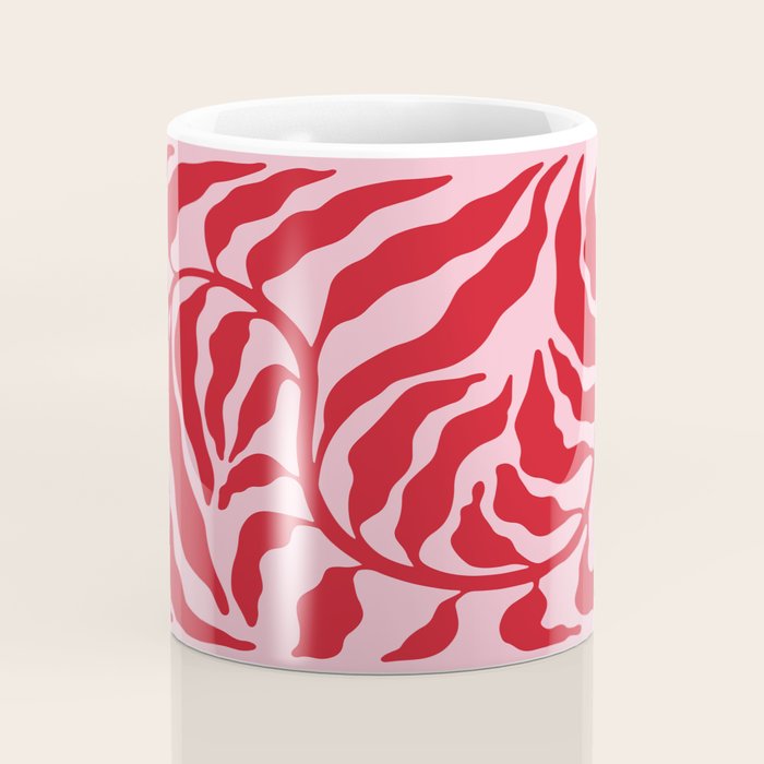 Wild Ferns: Wine Edition Coffee Mug Gallery Image 4