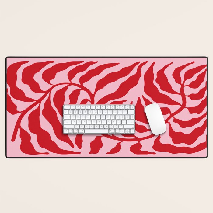 Wild Ferns: Wine Edition Desk Mat Gallery Image 1
