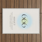 Angel Number 666 | Reflect  Outdoor Rug Gallery Image 1