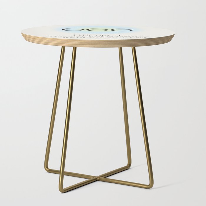 Angel Number 666 | Reflect  Side Table Gallery Image 1