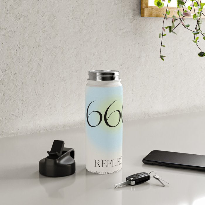Angel Number 666 | Reflect  Water Bottle Gallery Image 5