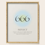 Angel Number 666 | Reflect  Serving Tray Gallery Image 1