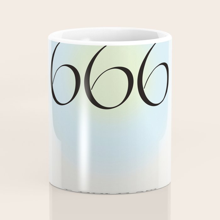 Angel Number 666 | Reflect  Coffee Mug Gallery Image 4