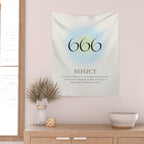 Angel Number 666 | Reflect  Wall Tapestry Gallery Image 2
