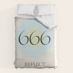 Angel Number 666 | Reflect  Duvet Cover Gallery Image 6