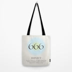 Angel Number 666 | Reflect  Tote Bag Gallery Image 2