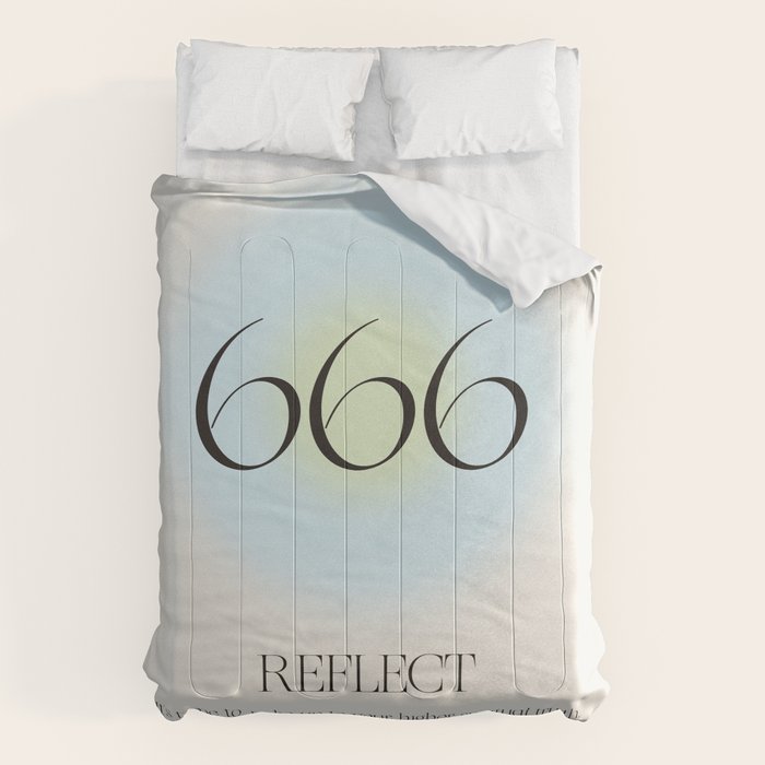 Angel Number 666 | Reflect  Comforter Gallery Image 6
