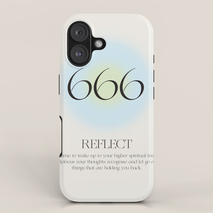 Angel Number 666 | Reflect  iPhone Case Gallery Image 1