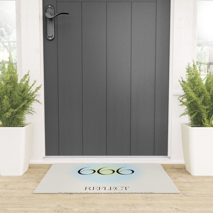 Angel Number 666 | Reflect  Welcome Mat Gallery Image 3