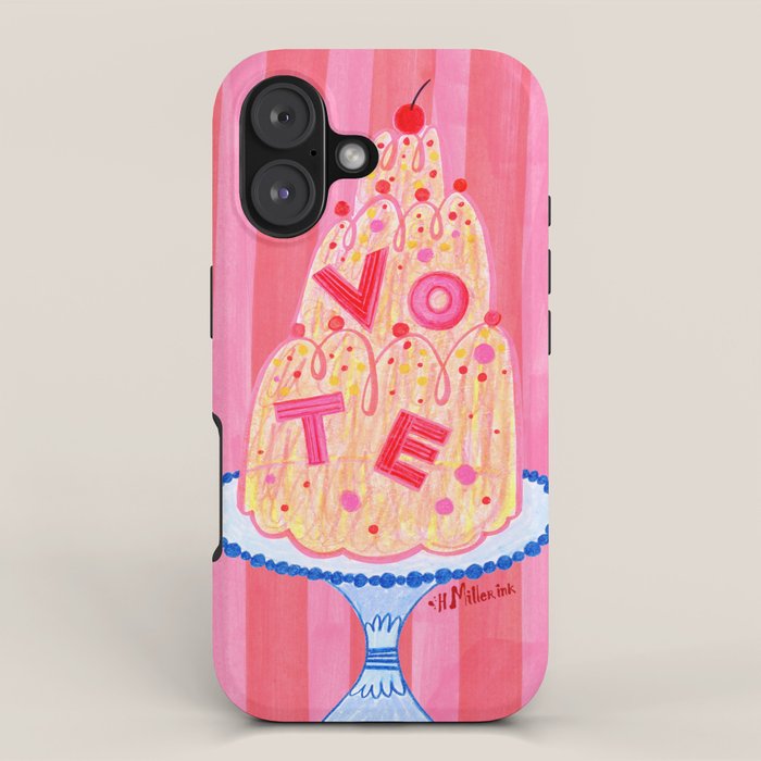 Mold the Future & Vote in Cherry Red iPhone Case Gallery Image 1