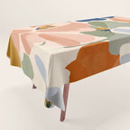 Soft Abstract Floral Garden I Tablecloth Gallery Image 1