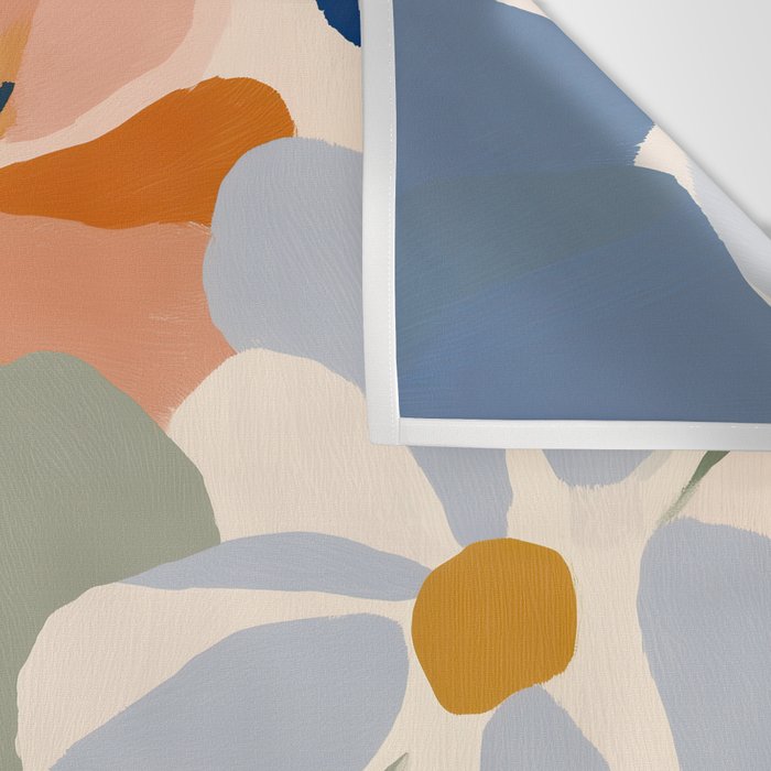 Soft Abstract Floral Garden I Wall Tapestry Gallery Image 3
