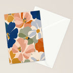 Soft Abstract Floral Garden I Stationery Card Gallery Image 2