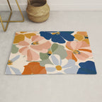 Soft Abstract Floral Garden I Rug Gallery Image 1