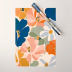 Soft Abstract Floral Garden I Wrapping Paper Gallery Image 1