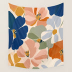 Soft Abstract Floral Garden I Wall Tapestry Gallery Image 4
