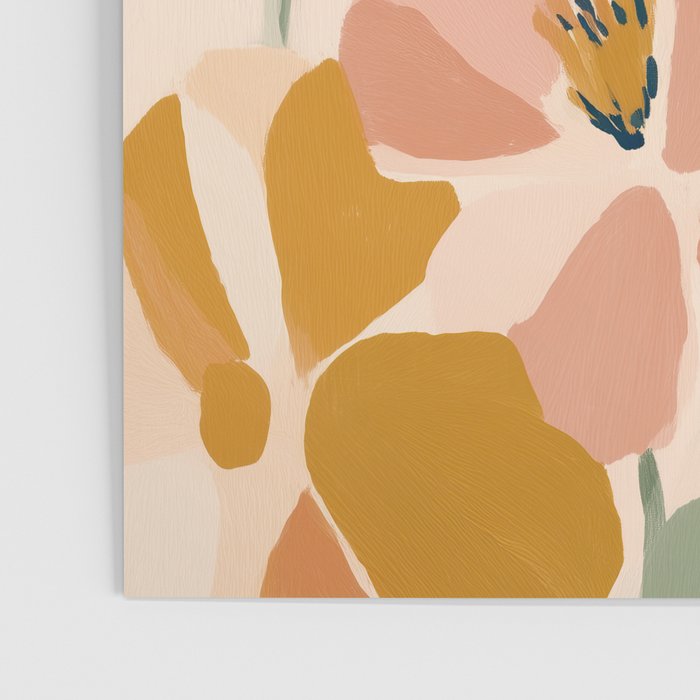 Soft Abstract Floral Garden I Poster Gallery Image 3