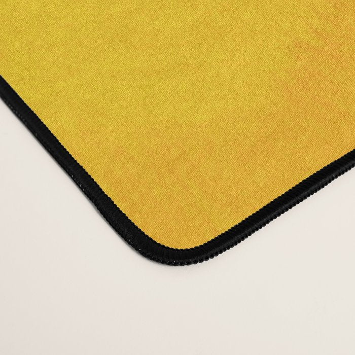 Neon Sunshine Blue Yellow Orange Colorfield Desk Mat Gallery Image 4