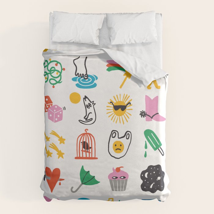 Relevant Symbols Duvet Cover Gallery Image 6