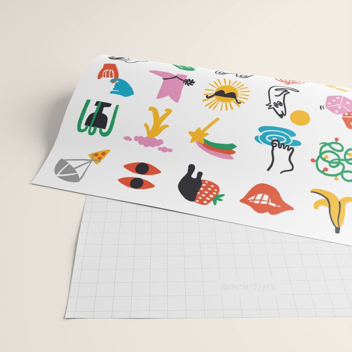 Relevant Symbols Wrapping Paper Gallery Image 2