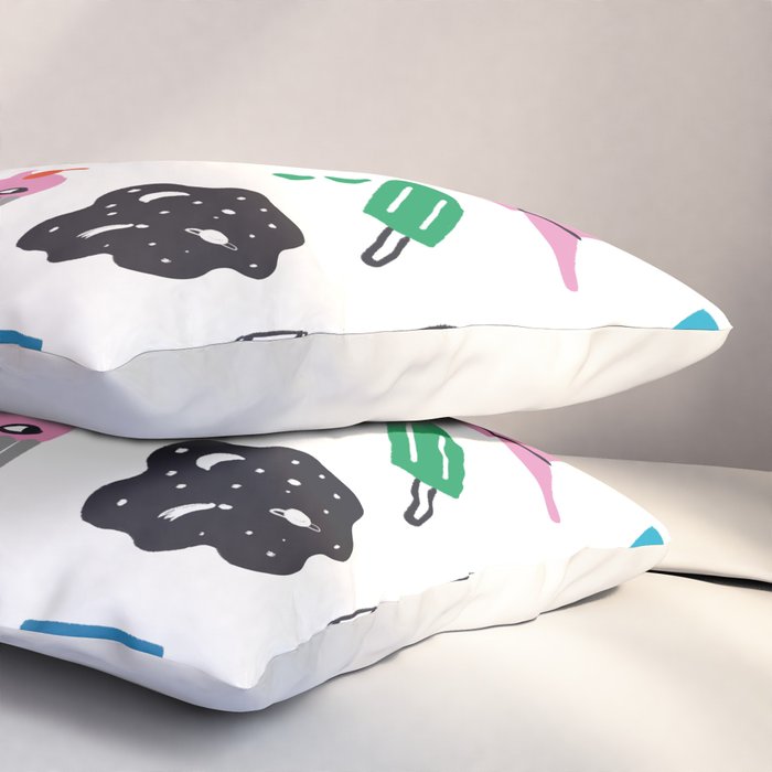 Relevant Symbols Pillow Sham Gallery Image 3